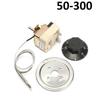 Thermostat AC 250V 16A 50-300/50-400 Degrees Celsius Knob Liquid Rising Temperature Controller NO NC for Electric Oven