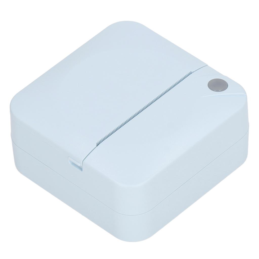 Mini Printer Student Blue Mini Pocket Portable Bluetooth Thermal Printer for Wrong Questions Notes