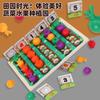 Children's Simulation Farm Fruit Planting Garden Fruit And Vegetable Color Classification Early Education Educational Enlightenment Wooden Toys