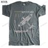 Supermarine Spitfire MK T Shirt Men Cotton Tee Fighter Plane WW2 War Pilot Aircraft Airplane Tshirt ShortSleeve Fashion Tshirt