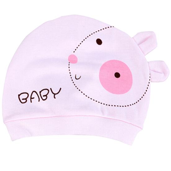 Unisex Baby Hat Newborn Toddler Beanie Cute Smile Face Rabbit Design Cotton Cap Warm