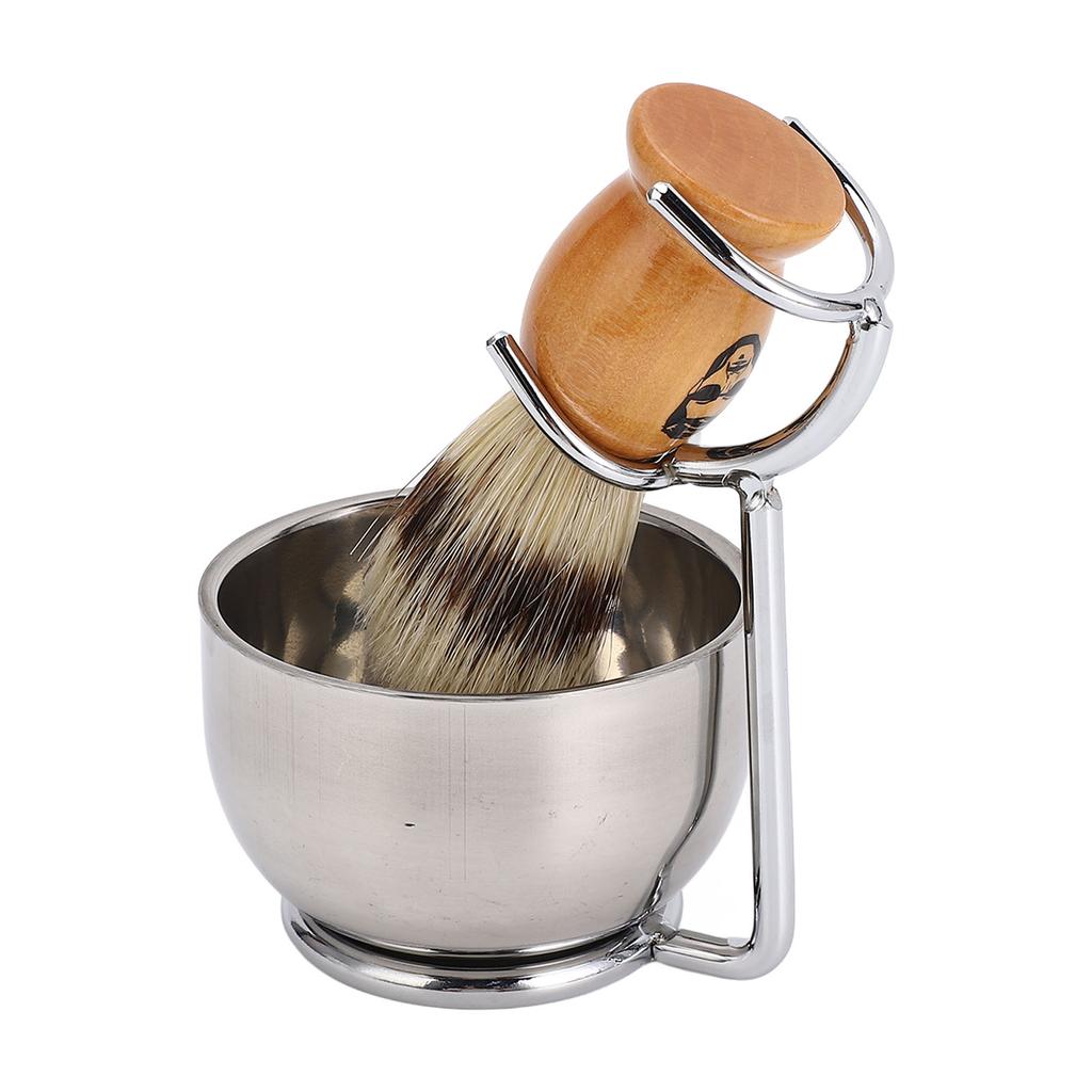 Набор мужских щеток для бороды, держатель для щетки для бороды, подставка, мыльница, инструмент для бритья для мужчин, уход за лицом