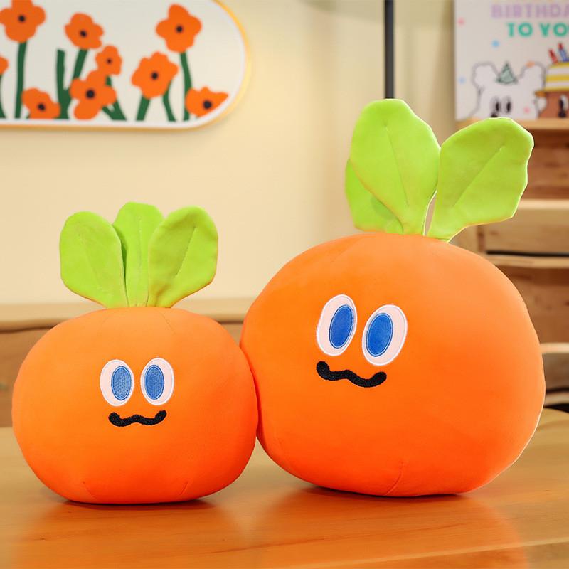 Плюшевая игрушка Морковь Моджо из короткого ворса, милая мультяшная подушка для подарка и декора дома