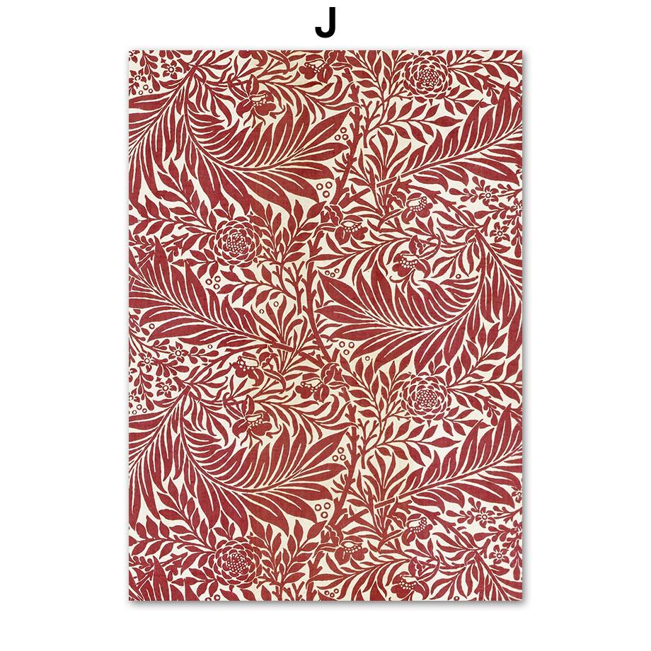 Винтаж Уильям Моррис Лист Виноград Цветок Цветочные настенные картины холст картины постеры и принты для гостиной домашний декор