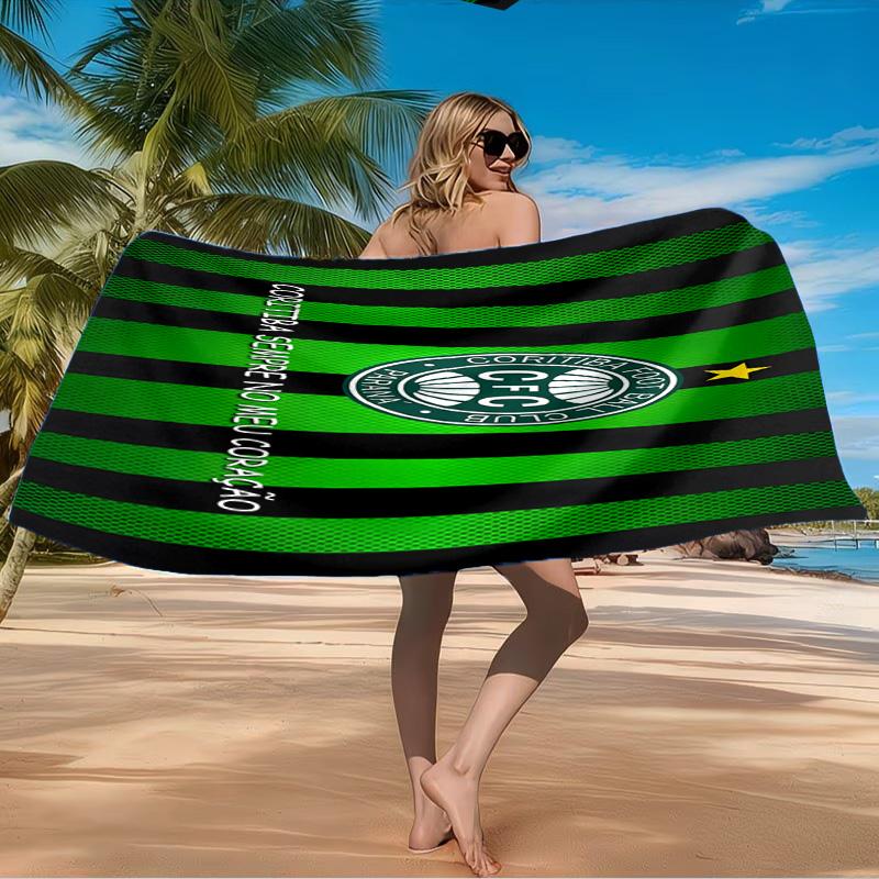Coritiba Football Club Return Beach Towel Microfiber Beach Towel, Lightweight and Quick-Dry, for Summer Travel, Swimming Pool Fan Birthday Gift