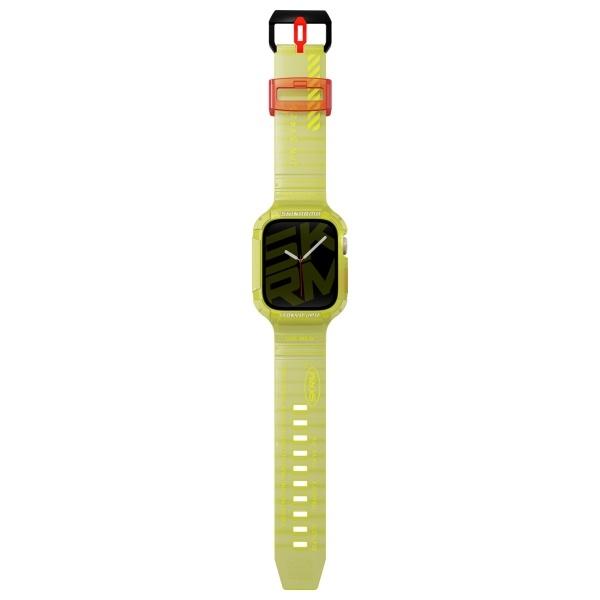 Skinarma Strap+Case Saido 2In1 Apple     Watch 45/44Mm Yellow/Yellow Neon