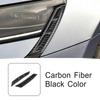 Car Styling Both Side Front Headlight Decoration Strips For BYD Seal EV -2024 Carbon Fiber Color Exterior Accessories