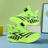 Youth style shoes Lightweight Breathable Running Shoes Boys Kids Athletic Sneakers With Rotating Buckle Comfort Fit