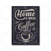 Картина на холсте, ретро настенные картины, украшение для кофейни, искусство кофе, винтажный стиль, печать на доске, плакат, декор для кафе, кухни