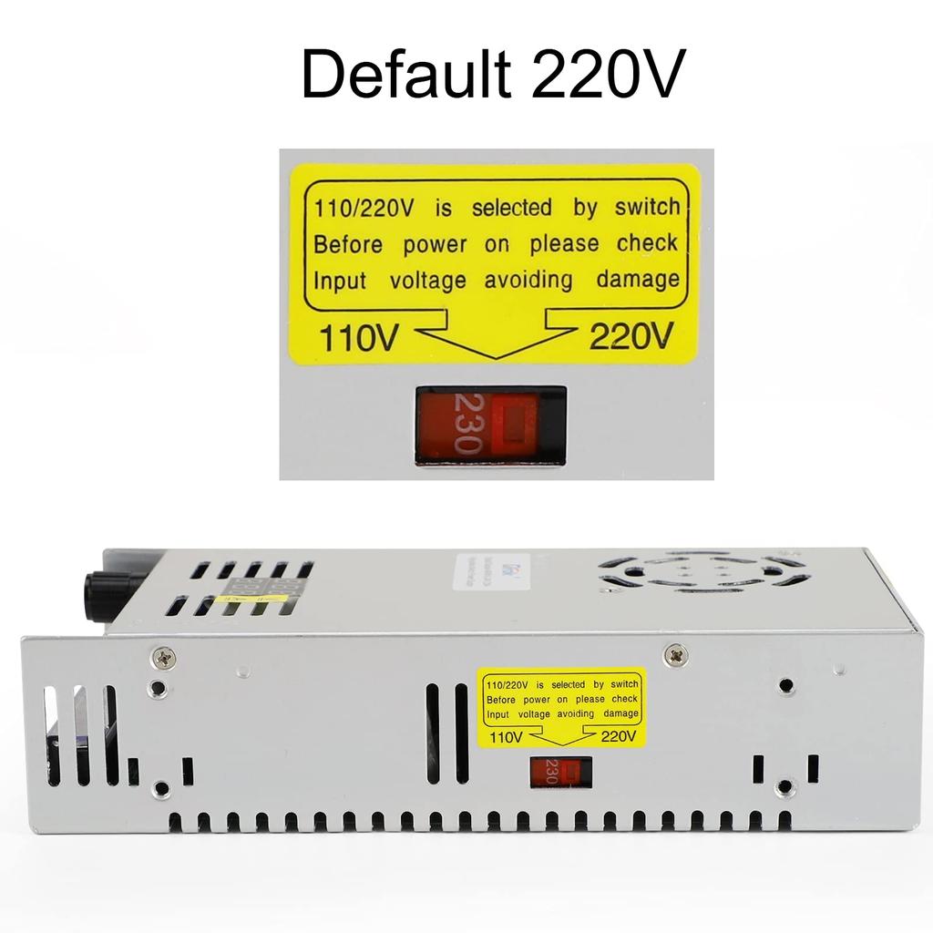 Импульсный источник питания DROK AC DC 20A 480W Регулируемый источник питания с стабилизацией напряжения и тока Преобразователь постоянного тока Преобразователь напряжения отключения при перегрузке