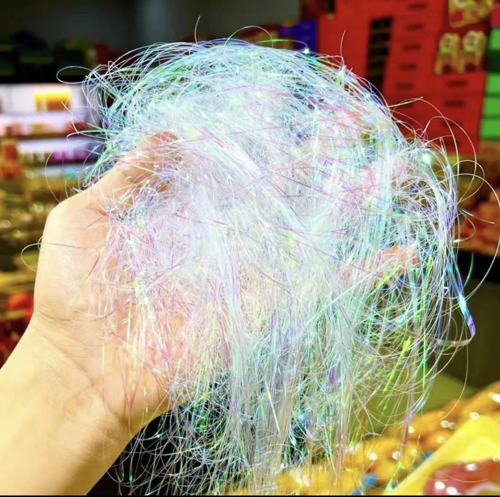 Raffia Paper Shred Gift Box Filler - Glitter Decorative Confetti for Party Favors