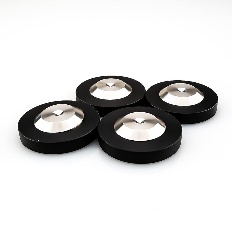 4PCS 39x13mm/49x13mm Stainless Graphite Speaker AMP Isolation Spike Feet Mat Floor Base Pad For Turntable CD DAC Radio Cabinet
