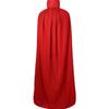 Men's Gothic Black and Red Double-Sided Double-Layered Halloween Cloak Shawl