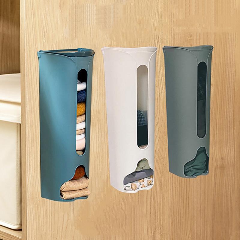 1Pc Multifunction Wall-Mounted Storage Box Closet Hanging Underwear Garbage Home Panties Bag Organizer Holder Socks Dispenser