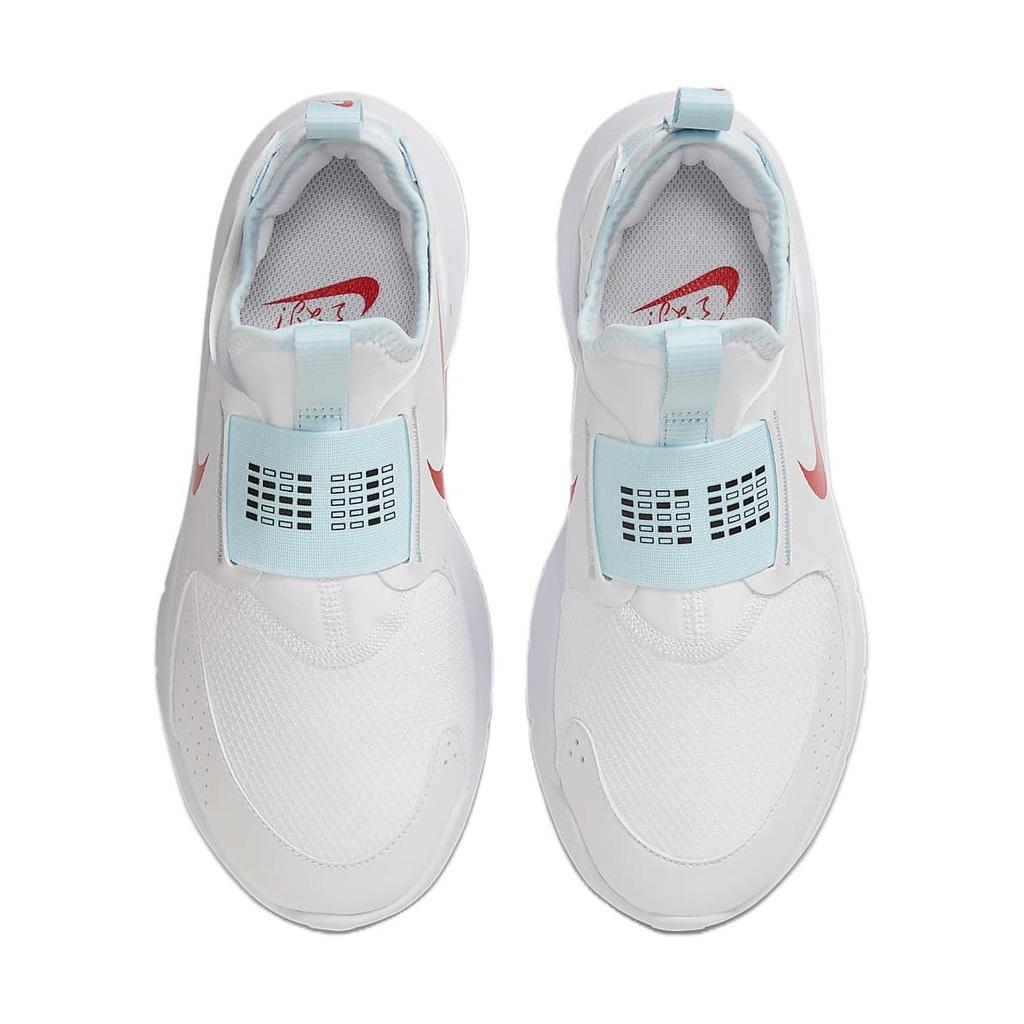 Nike Flex Runner Trendy Versatile Low-Top Kids Running Shoes Kids Running Shoes White Blue Red HM5635-161