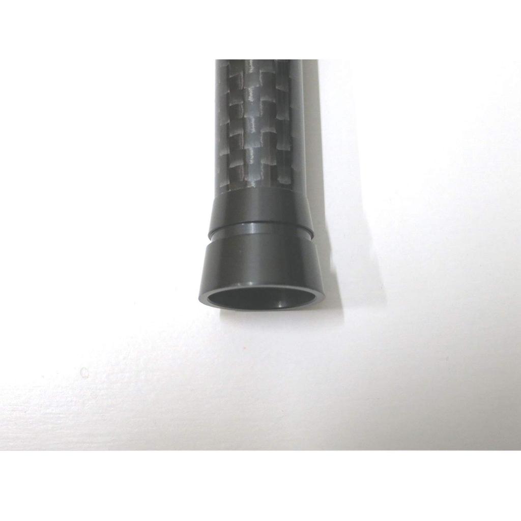 Short Antenna, Real Carbon Fiber, Anodized Black, for Peugeot 508 (July 2011 and later), DRATCBB-PG205