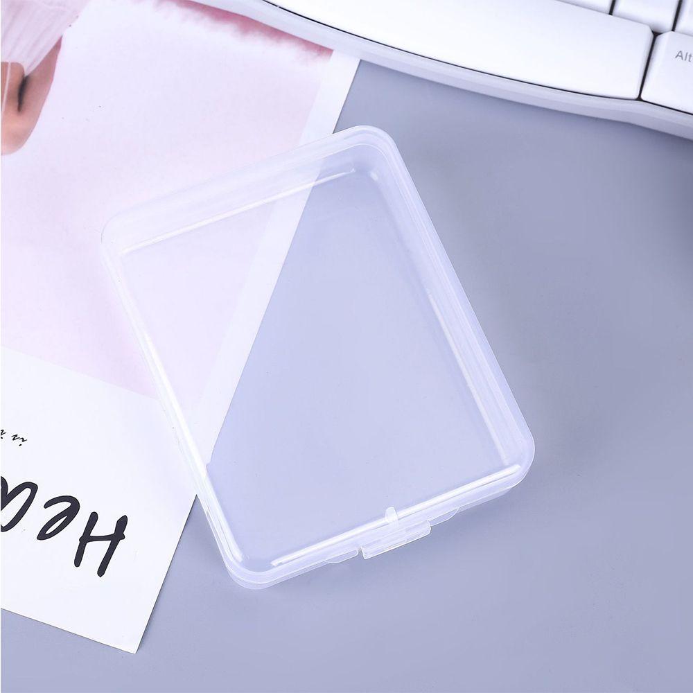 Dustproof Face Masks Portable Mask Storage Case Transparent Powder Puff  Case Storage Box