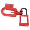 Miniature Circuit Breaker Lock Plastic Casing U Type Circuit Breaker Lockout Device with 2 Keys