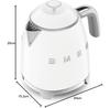Чайник Smeg KLF05WHEU
