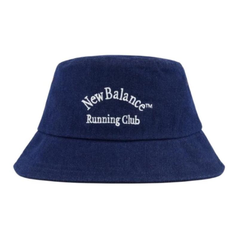 New Balance Хлопковые панамы унисекс черного/синего цвета New Balance LAH43403