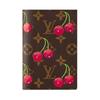 X Takashi Murakami Monogram Cherry Покрытый холст Держатель для паспорта Женские аксессуары Коричневый M13424