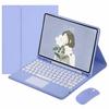 2025 iPad 11 (А16) Круглый чехол-клавиатура Bluetooth с защитным корпусом