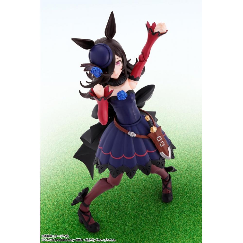 SHFiguarts Uma Musume Pretty Derby Rice Shower Special Edition, подвижная фигурка размером около 125 мм, окрашенная из ПВХ и АБС