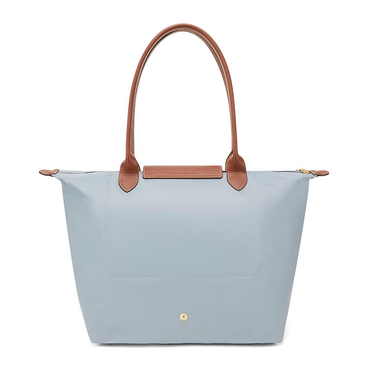 Longchamp Сумка-тоут Le Pliage на молнии из переработанного холста Женская сумка-тоут Серый синий 1899089P80