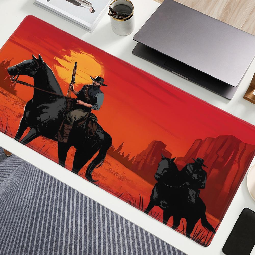 DeadR-Redemption Mouse Pad Cute HD Desk Pad Extended Gaming Keyboard Mats Large 90x40cm XXL Gamer Mousepad