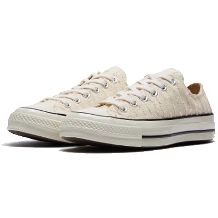 Converse Кеды Chuck 1970-х Низкие Холщовые Женские Бежевые 564129c