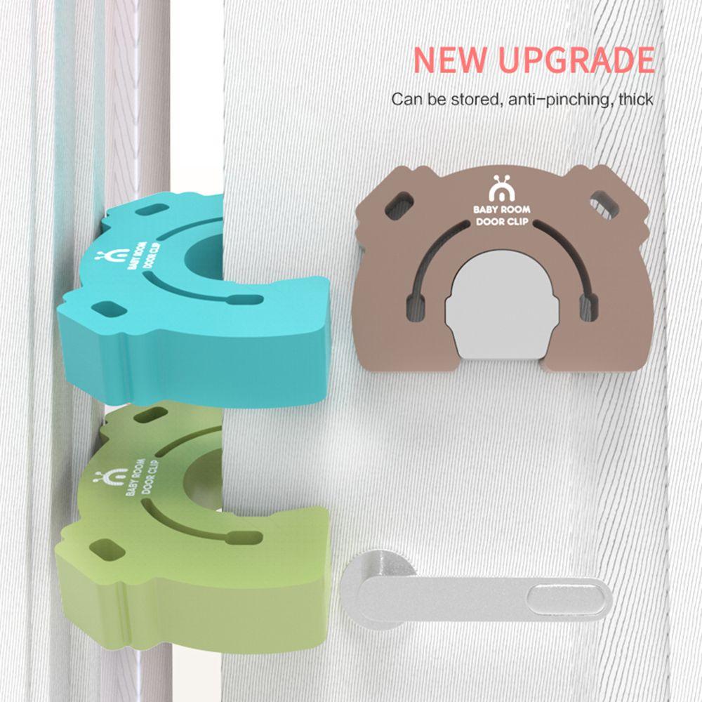 Kitchen Bedroom Door Clip Soft Door Stopper Guard Baby Kids Safety Finger Protector
