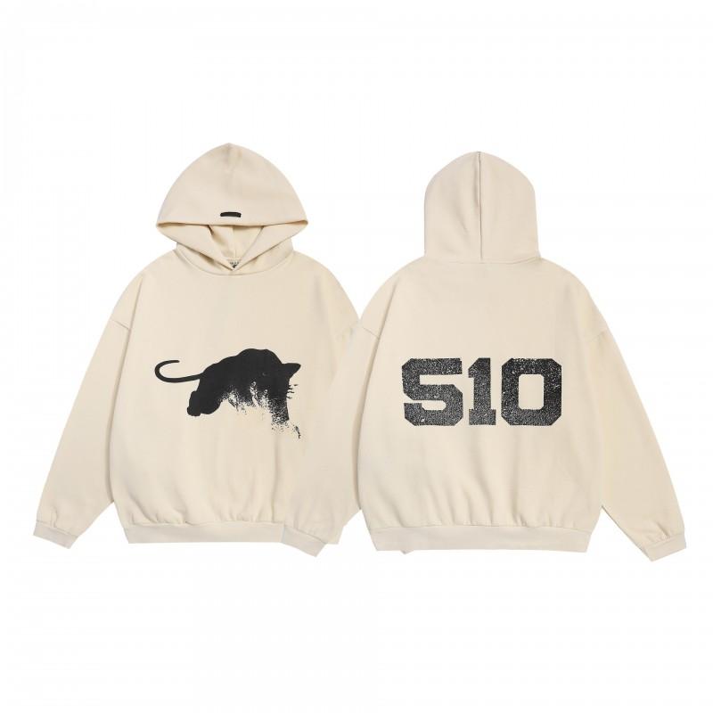Unisex Streetwear Hoodie With Printed Letters Fleece-Lined Oversized Fit Cotton Blend Winter Warm