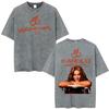 Karol G Tropicoqueta Tour New Album  Vintage Washed T Shirts Men Women Fashion Aesthetic Tshirt Casual Cotton Loose T Shirt