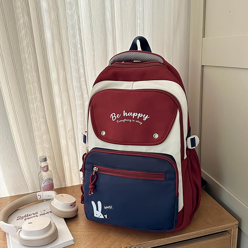 Цветной школьный рюкзак для студента, женский, большой емкости