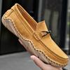 Туфли лоферы мужские 2025 весна классические удобные мужские плоские мокасины модная обувь мужские слипоны туфли лодочки для мужчин повседневная обувь