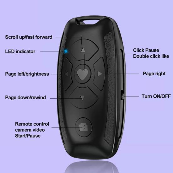 Universal Selfie Remote Quick Control Rechargeable Pairing Stable Transmission Remote Battery Bluetooth-compatible Control