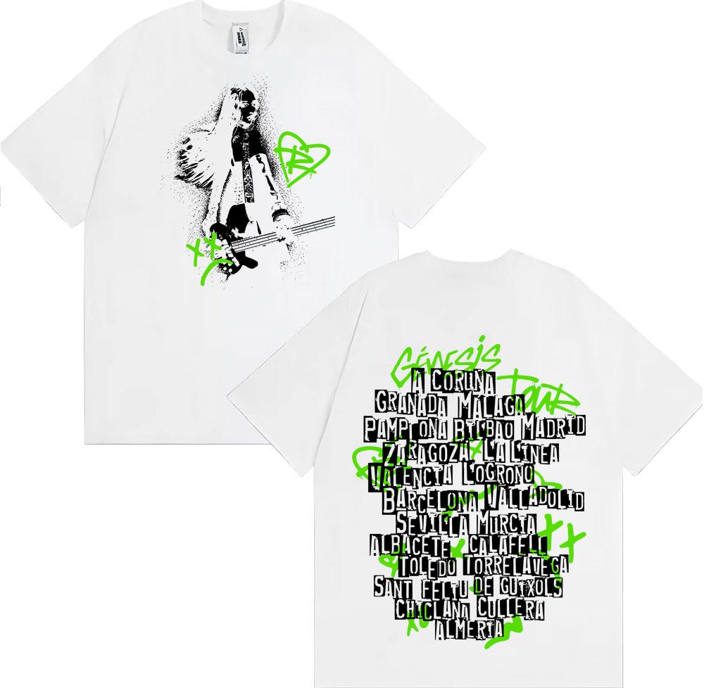 2025 Summer Singer Ruslana Album Flat Tshirt Mens Fashion Pure Cotton Aesthetic Tshirt Hiphop Pop Music Casual Tshirt