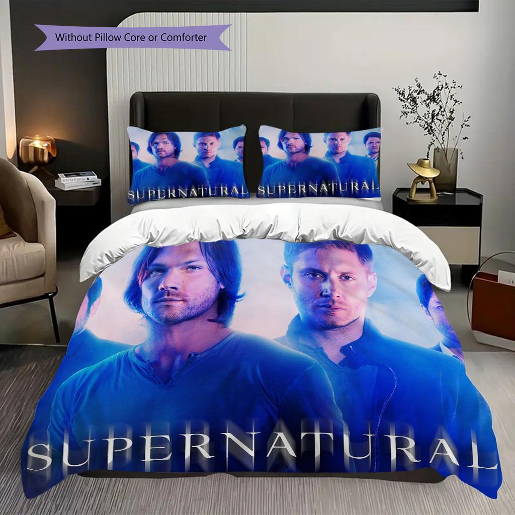 Supernatural Timeless Supernatural Journey Threepiece Set 1 Duvet Cover 2 Pillowcase Without Core Soft And Comfortable Bedding Set