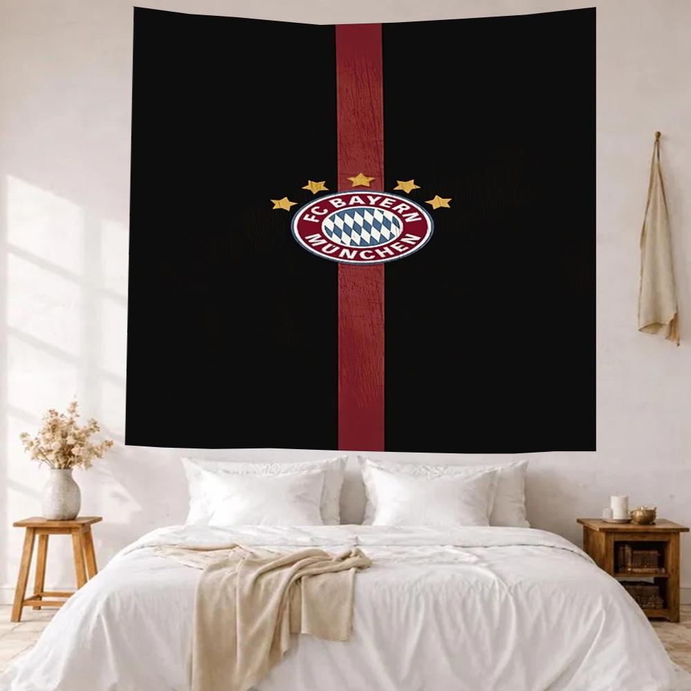 Fc Bayern Munich Wall Decor Tapestry Art For Pet Memorial Birthdaywedding Party Backdrop Family Gift