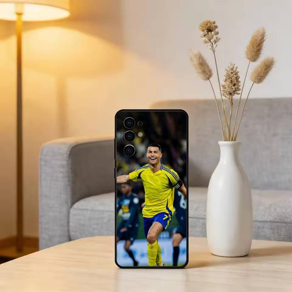 Чехол для телефона C-Ronaldo для Samsung S25, S24, S21, S22, S23, S30, Ultra, S20, Plus, Fe, Мягкий силиконовый черный чехол