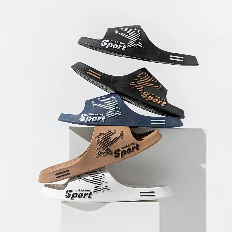 Мужские модные тапочки для лета, нескользящие, устойчивые к запахам, для дома