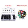 6 Size 100pcs Auto Fastener Clip Mixed Car Body Push Retainer Pin Rivet Bumper Door Trim Panel Retainer Fastener Kit