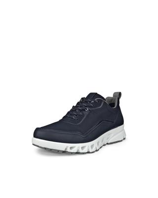 ECCO MULTI-VENT Мужские кроссовки из натуральной кожи, Водонепроницаемые GORE-TEX, Черный/Черный/Стальной, Размер 25,0 см, 3E, 88028450582