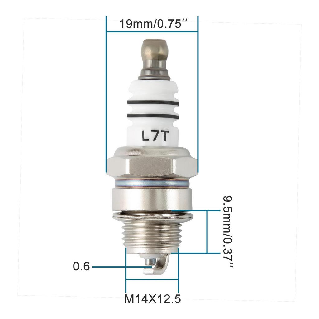 E6TC-F5TC-L7T-A7TC-D8TC Одноэлектродная свеча зажигания для мотоциклов, квадроциклов и внедорожников