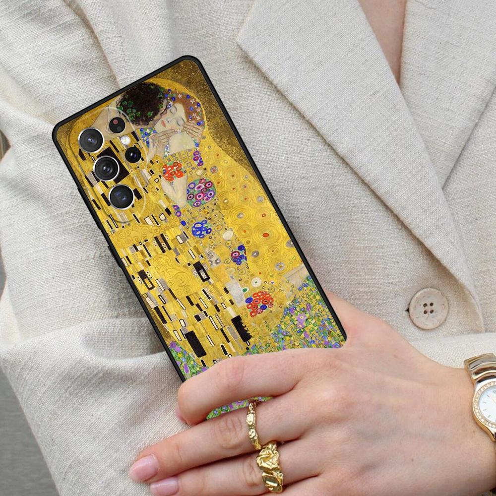 Gustav Klimt Cell Phone Case for Samsung Galaxy S26 Ultra S25 S24 S23 S22 S21 S20 Note10 Cover