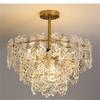 European Style Glass Chandelier for Luxury Living Room or Bedroom Decor