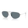 Солнцезащитные очки 0RB3945 SILVER DARK BLUE POLAR 62мм поляризационные Ray-Ban