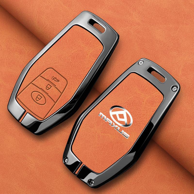 Чехол для женского ключа SAIC Maxus D90 для автомобиля Maxus G50 2019, высококачественный металлический корпус с пряжкой.