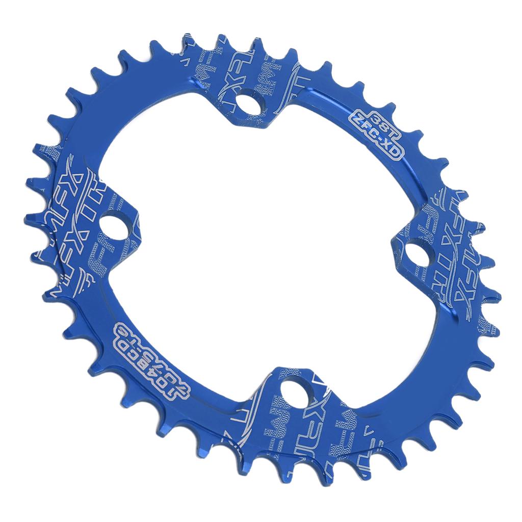 FMFXTR Chainring 38T Narrow Wide Single Chain Ring for Road Bikes Mountain BikesBlue