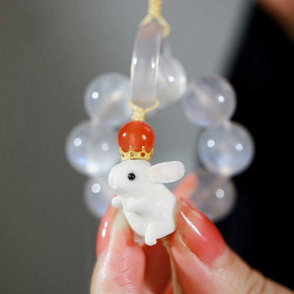 Car Pendent Car Hanging Cell Phone Lanyard Phone Accessories Rabbit Keychain Mobile Phone Lanyard